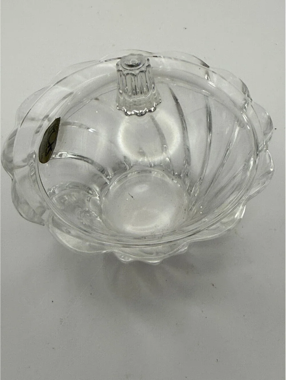 RCR Royal Crystal Rock 24% Lead Crystal Italy Bowl Candy Dish Trinket Bowl